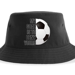 My Goal Is To Deny Yours Sustainable Bucket Hat