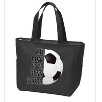 My Goal Is To Deny Yours Zip Tote Bag