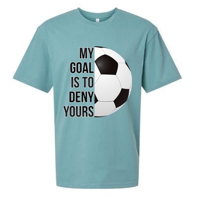 My Goal Is To Deny Yours Sueded Cloud Jersey T-Shirt