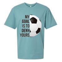 My Goal Is To Deny Yours Sueded Cloud Jersey T-Shirt