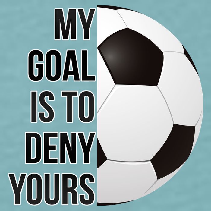 My Goal Is To Deny Yours Sueded Cloud Jersey T-Shirt