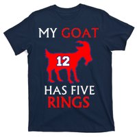 My Goat #12 Has Five Rings New England Football Champs T-Shirt