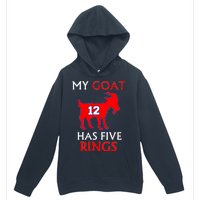 My Goat #12 Has Five Rings New England Football Champs Urban Pullover Hoodie