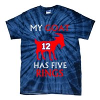My Goat #12 Has Five Rings New England Football Champs Tie-Dye T-Shirt