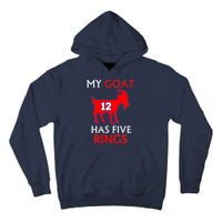 My Goat #12 Has Five Rings New England Football Champs Tall Hoodie