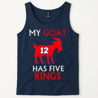My Goat #12 Has Five Rings New England Football Champs Tank Top