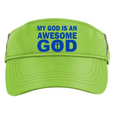 My God Is An Awesome God Adult Drive Performance Visor