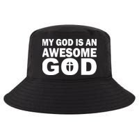 My God Is An Awesome God Cool Comfort Performance Bucket Hat