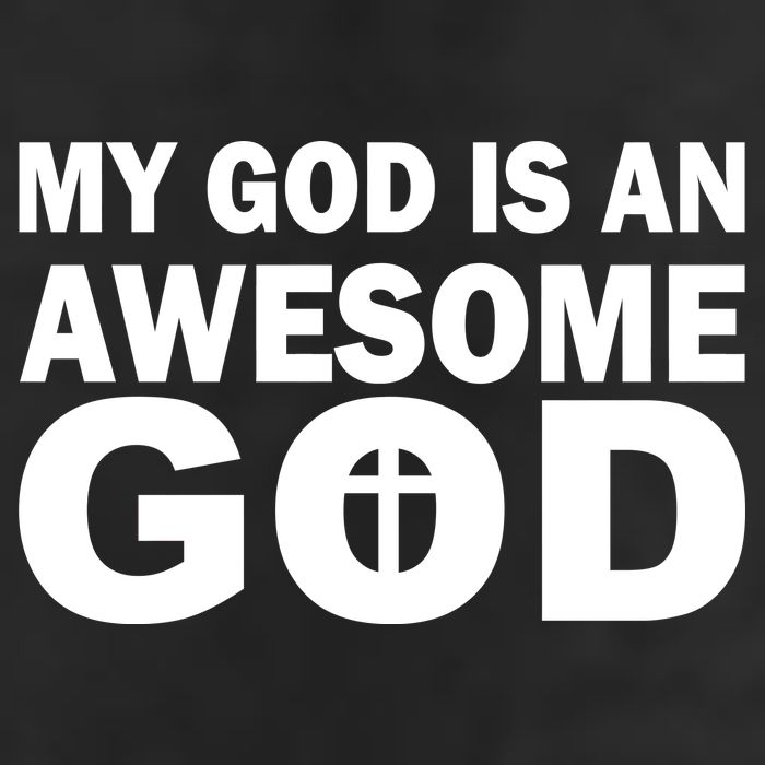 My God Is An Awesome God Cool Comfort Performance Bucket Hat