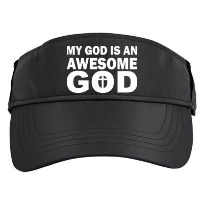 My God Is An Awesome God Adult Drive Performance Visor