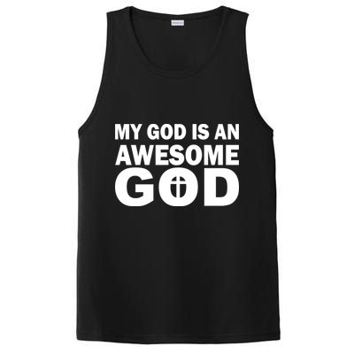 My God Is An Awesome God PosiCharge Competitor Tank