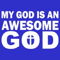 My God Is An Awesome God 16 in Basic Backpack