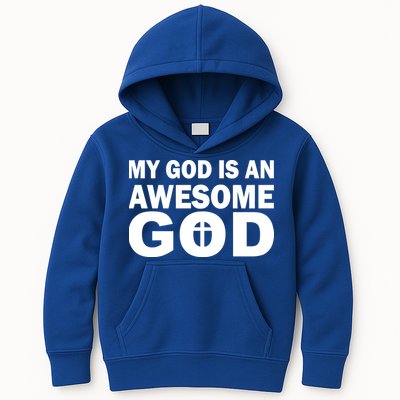 My God Is An Awesome God Kids Hoodie