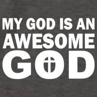 My God Is An Awesome God Vector Backpack