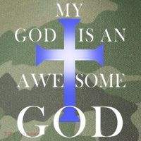 My God Is An Awesome God Jesus Legacy Tie Dye Trucker Hat