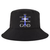 My God Is An Awesome God Jesus Cool Comfort Performance Bucket Hat
