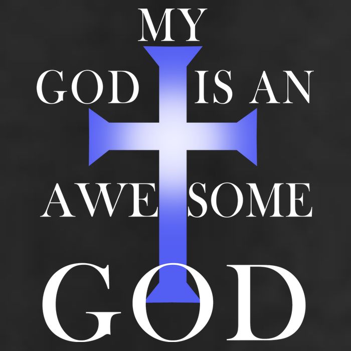 My God Is An Awesome God Jesus Cool Comfort Performance Bucket Hat