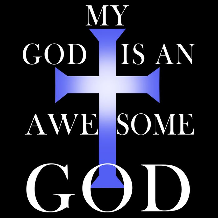 My God Is An Awesome God Jesus 16 in Basic Backpack