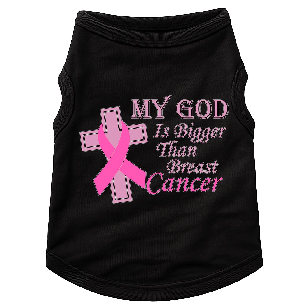 My God Is Bigger Than Breast Cancer Doggie Tank