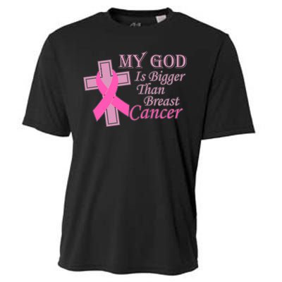 My God Is Bigger Than Breast Cancer Cooling Performance Crew T-Shirt