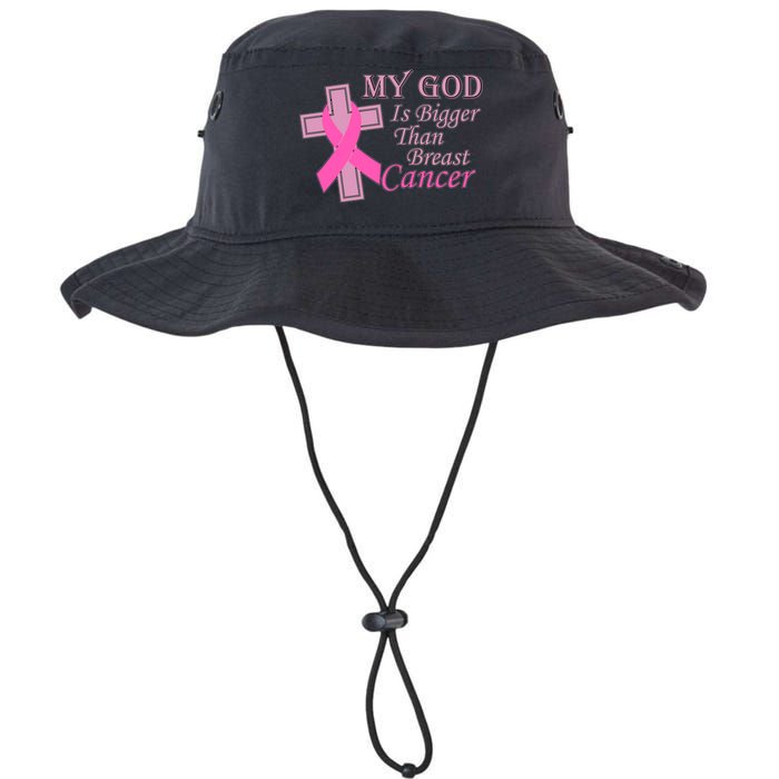 My God Is Bigger Than Breast Cancer Bucket Hat