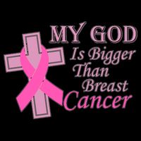 My God Is Bigger Than Breast Cancer Premium T-Shirt