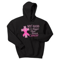 My God Is Bigger Than Breast Cancer Kids Hoodie