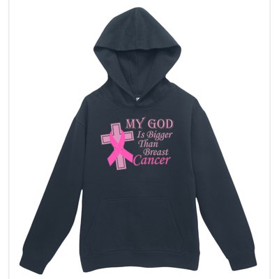 My God Is Bigger Than Breast Cancer Urban Pullover Hoodie