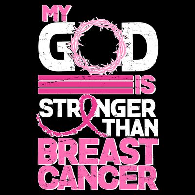 My God Is Stronger Than Breast Cancer Awareness T-Shirt