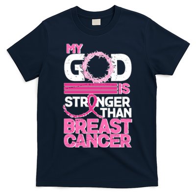 My God Is Stronger Than Breast Cancer Awareness T-Shirt