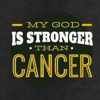 My God Is Stronger Than Cancer Adult Drive Performance Visor