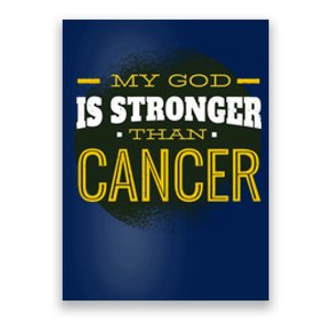 My God Is Stronger Than Cancer Poster