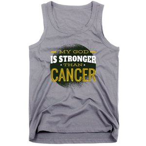 My God Is Stronger Than Cancer Tank Top