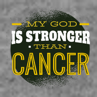 My God Is Stronger Than Cancer Kids T-Shirt