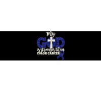 My God Is Stronger Than Colon Cancer Bumper Sticker