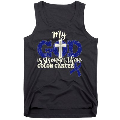 My God Is Stronger Than Colon Cancer Tank Top