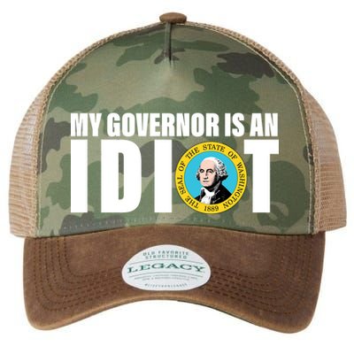 My Governor Is A Idiot Legacy Tie Dye Trucker Hat