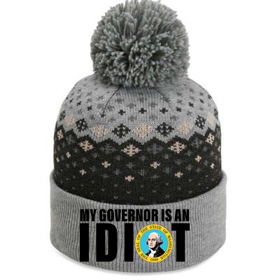 My Governor Is A Idiot The Baniff Cuffed Pom Beanie