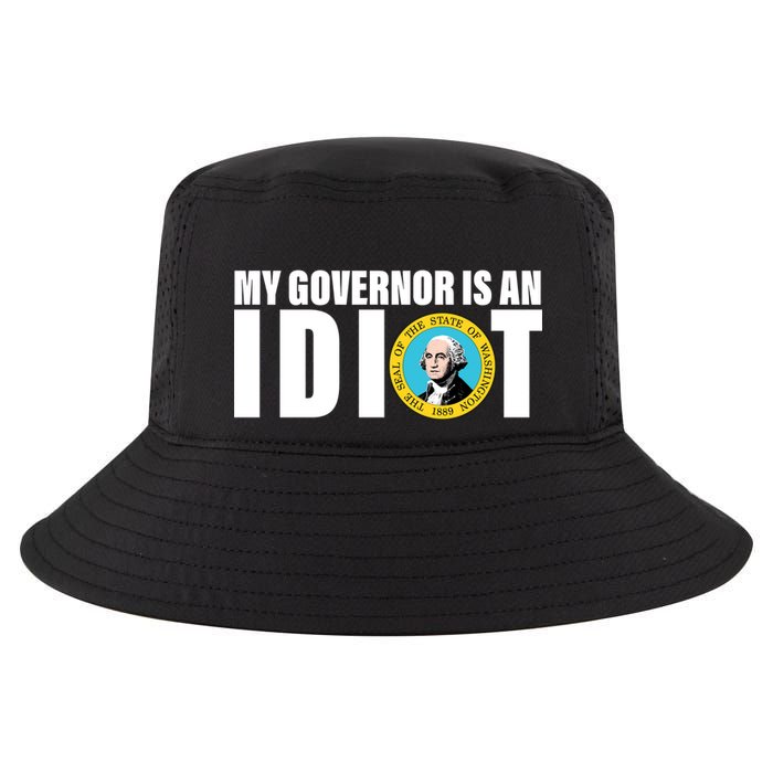 My Governor Is A Idiot Cool Comfort Performance Bucket Hat