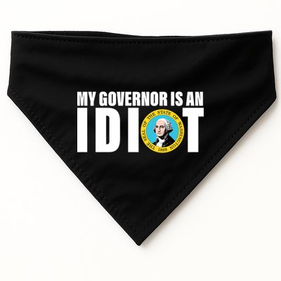 My Governor Is A Idiot USA-Made Doggie Bandana