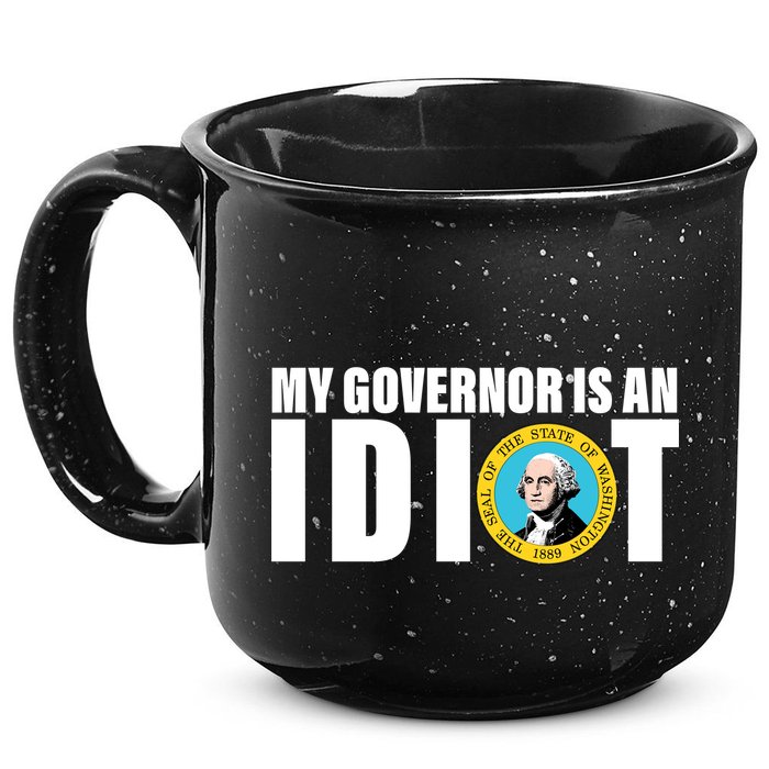 My Governor Is A Idiot 15oz Campfire Ceramic Mug