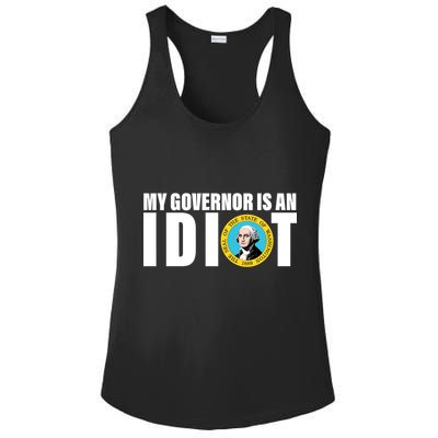 My Governor Is A Idiot Ladies PosiCharge Competitor Racerback Tank