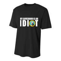 My Governor Is A Idiot Youth Performance Sprint T-Shirt