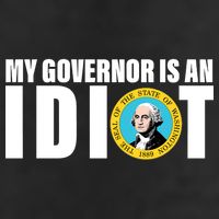 My Governor Is A Idiot Golf Towel