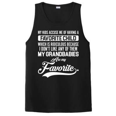 My Grandbabies Are My Favorite - Gift For Grandpa & Grandma PosiCharge Competitor Tank