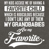 My Grandbabies Are My Favorite - Gift For Grandpa & Grandma Cotton Canvas Backpack