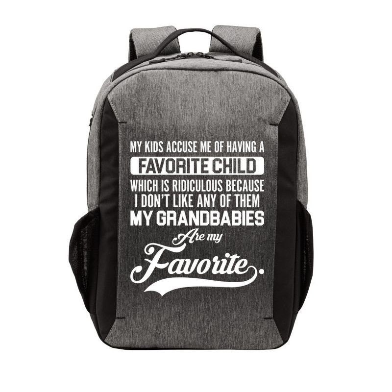 My Grandbabies Are My Favorite - Gift For Grandpa & Grandma Vector Backpack