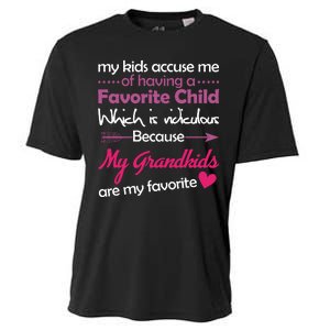 My Grandkids Are My Favorite Child Cooling Performance Crew T-Shirt