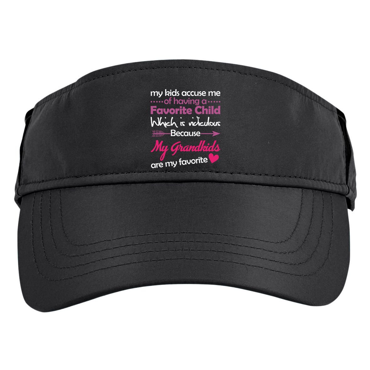 My Grandkids Are My Favorite Child Adult Drive Performance Visor