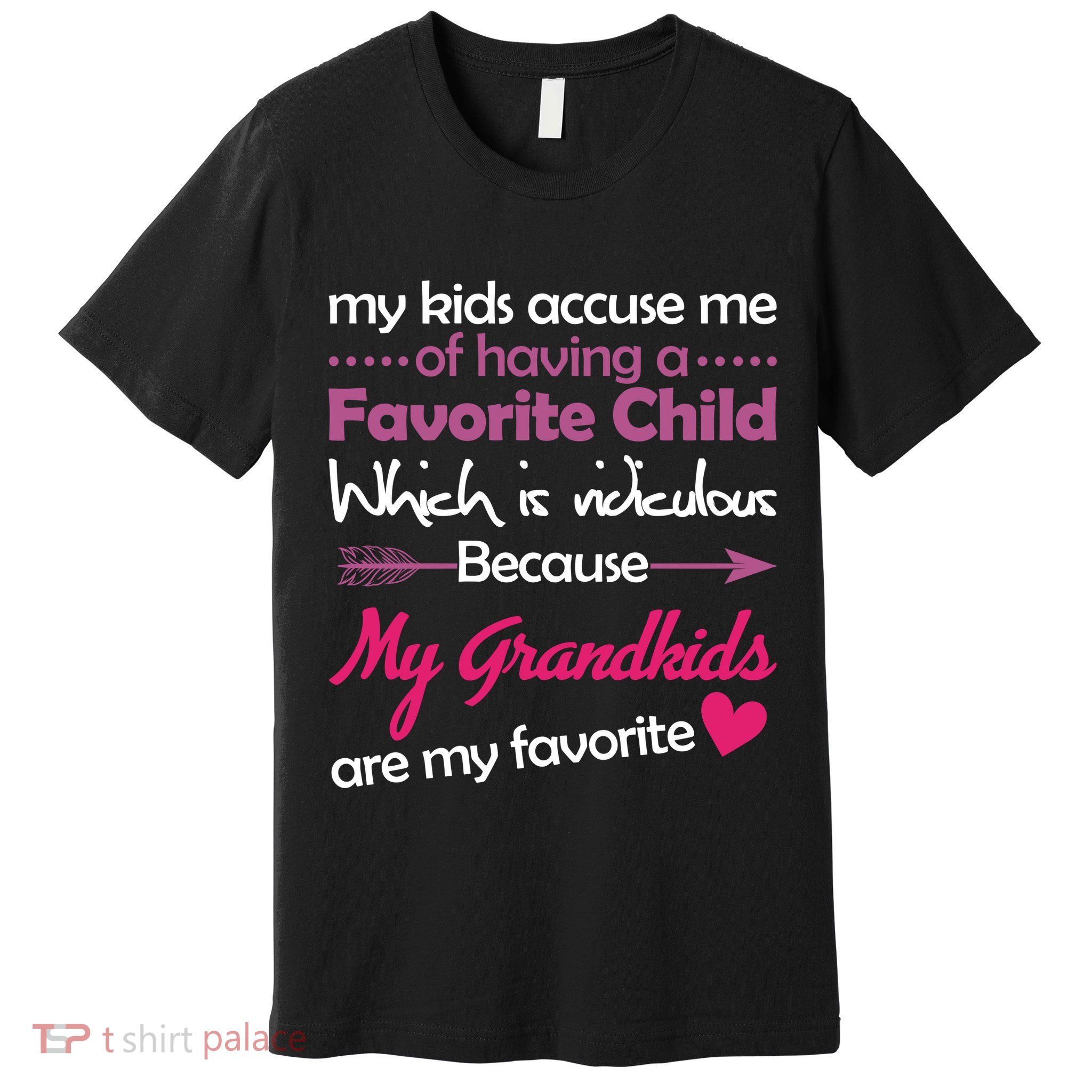 My Grandkids Are My Favorite Child Premium T-Shirt